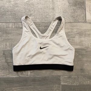 White Nike Sports Bra